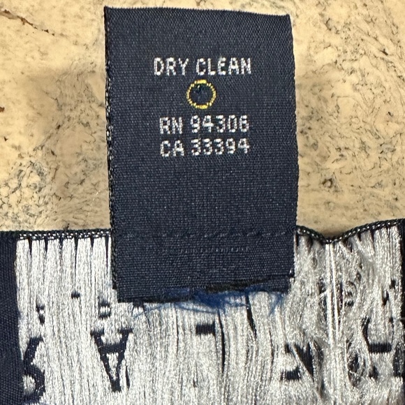 Vintage Ralph Ralph Lauren Long Black Wool Skirt with Silk Piping Size 4 - Picture 11 of 12